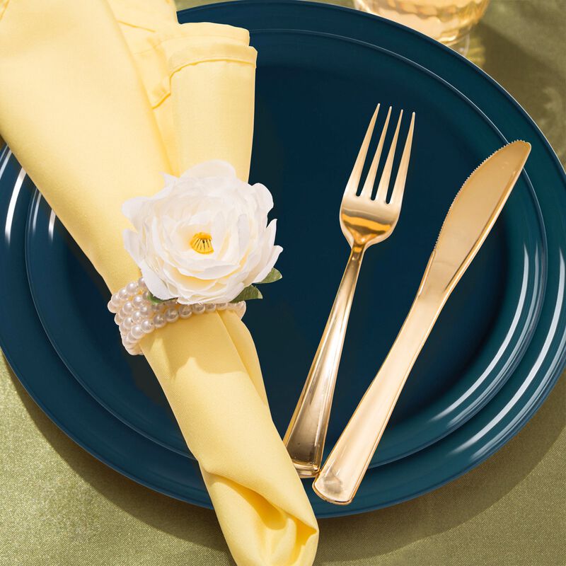 Flat Round Plastic Wedding Value Set (30 Sets) image number 7
