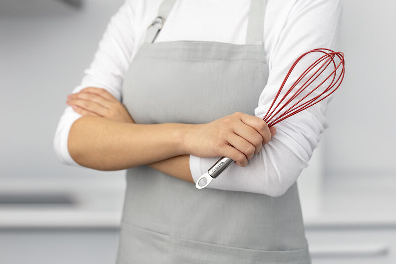 Cuisipro 12 Inch Silicone Balloon Whisk, Red