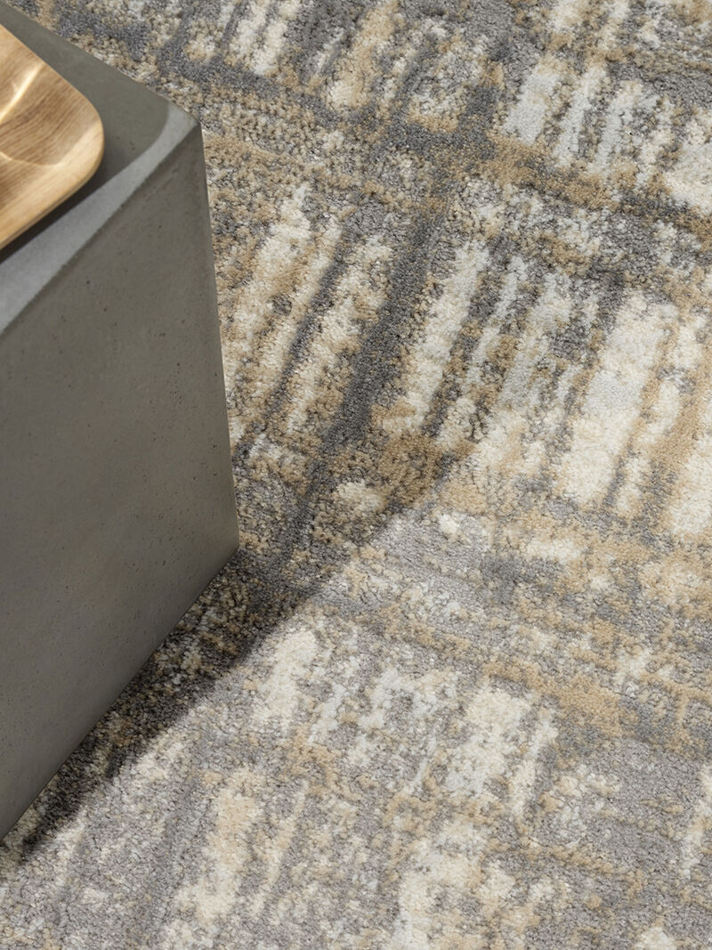 CK005 Enchanting ECH05 Gray/Ivory 3'2" x 5' Rug