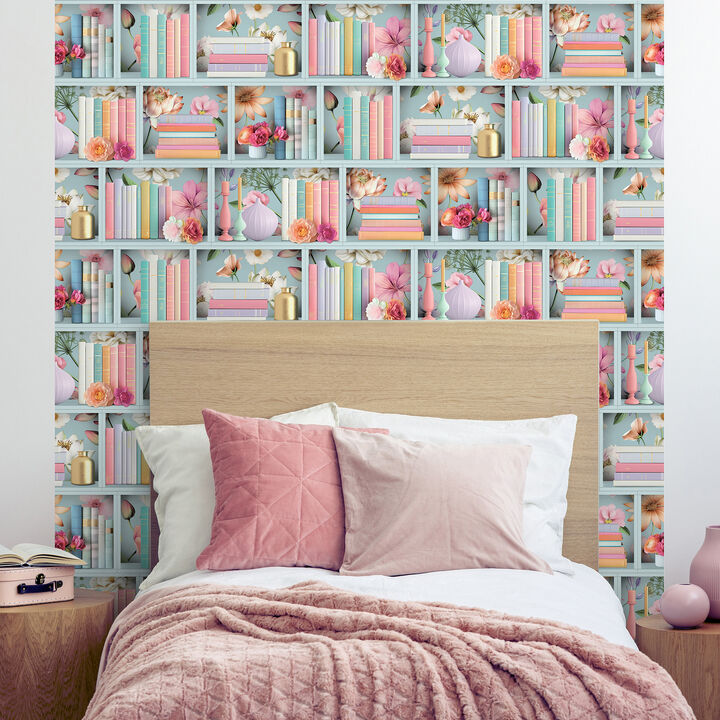 Blossom Shelves Wallpaper
