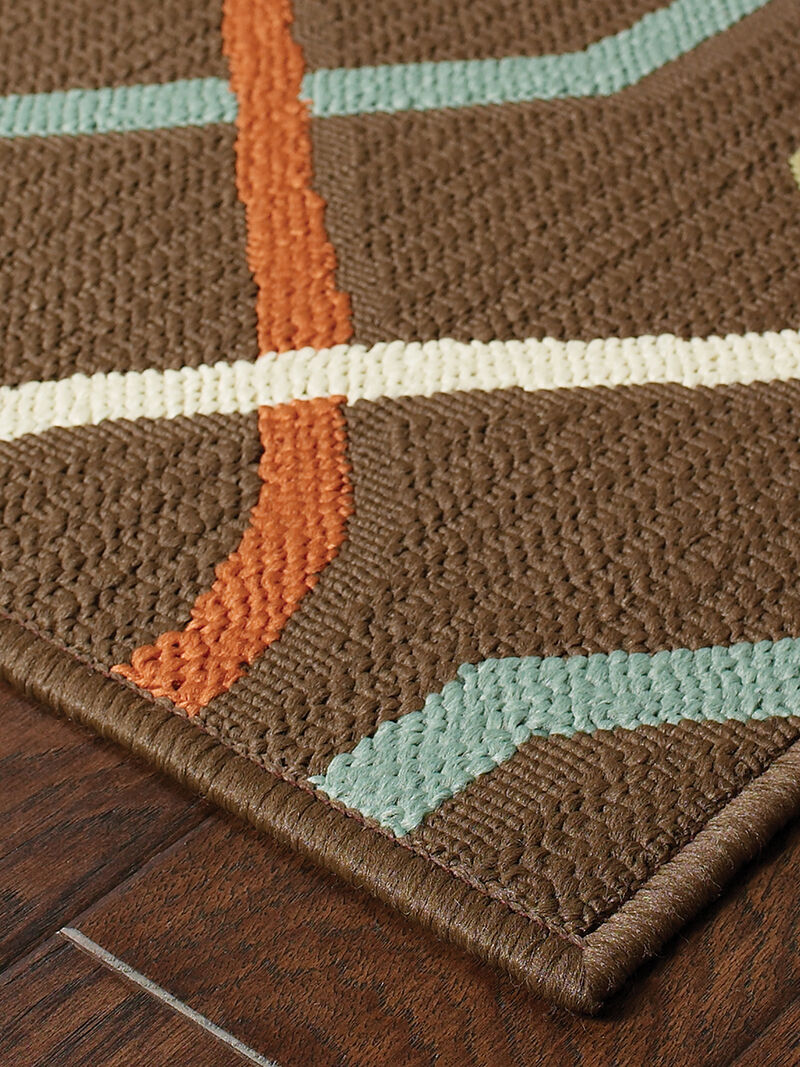 Montego 5'3" x 7'6" Brown Rug