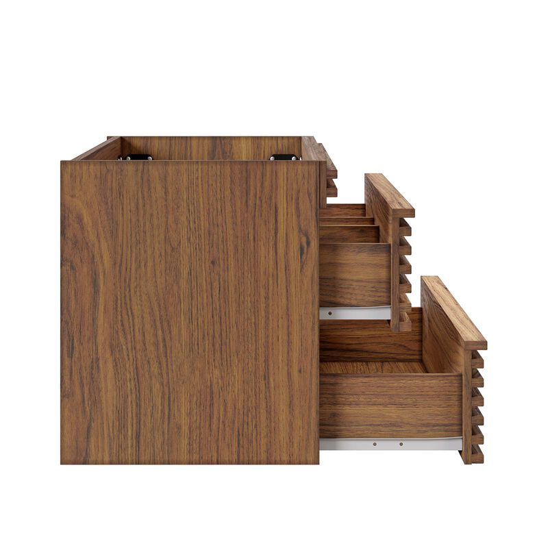 Render 30" Wall-Mount Bathroom Vanity Cabinet (Sink Basin Not Included) image number 2