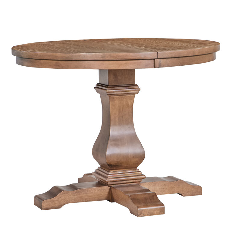 Christopher Knight Home Idalia Rustic Wood Expandable Oval Dining Table