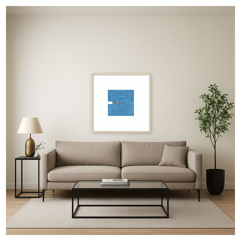 Pool Fun II by Danhui Nai Wood Framed Wall Art Print image number 3