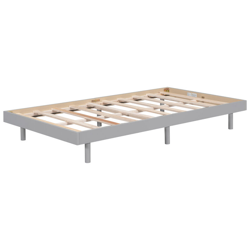 Whisen Modern Design Size Floating Platform Bed Frame
