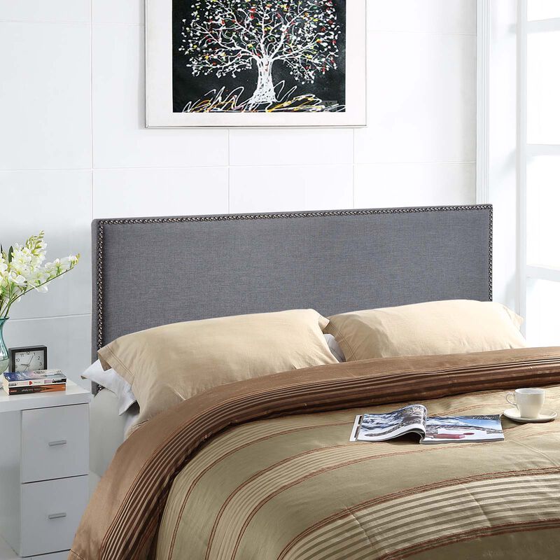 Modway - Region Nailhead Queen Upholstered Headboard image number 1
