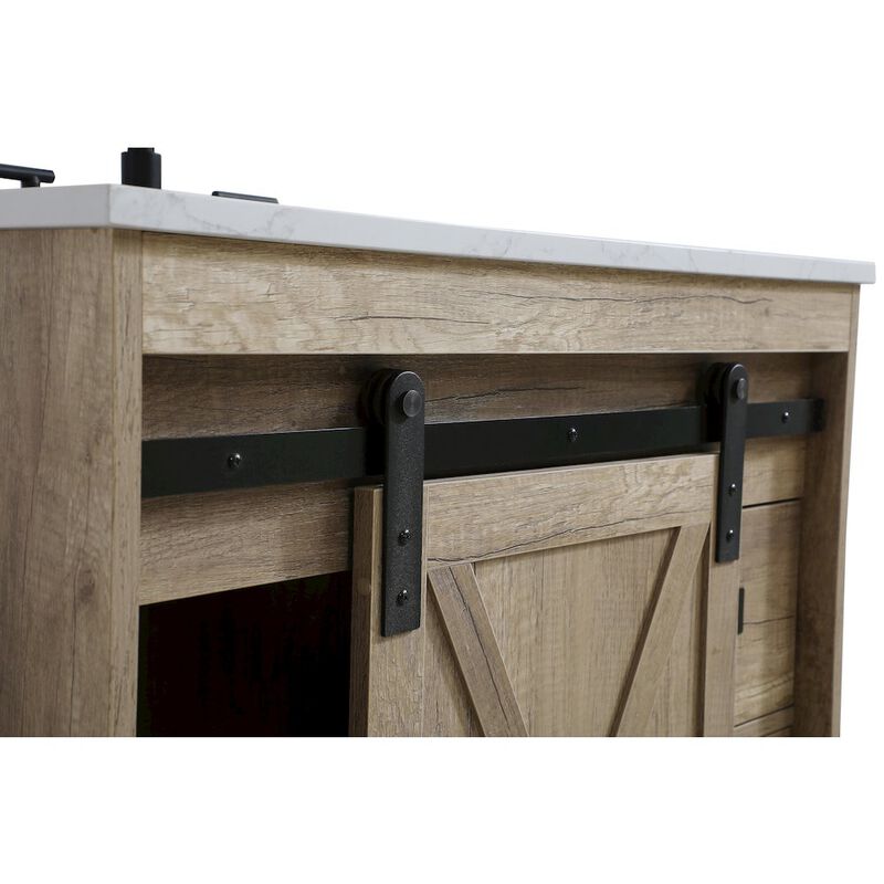 Elegant Kitchen and Bath Austin 30 Inch Single Bathroom Vanity In Natural Oak