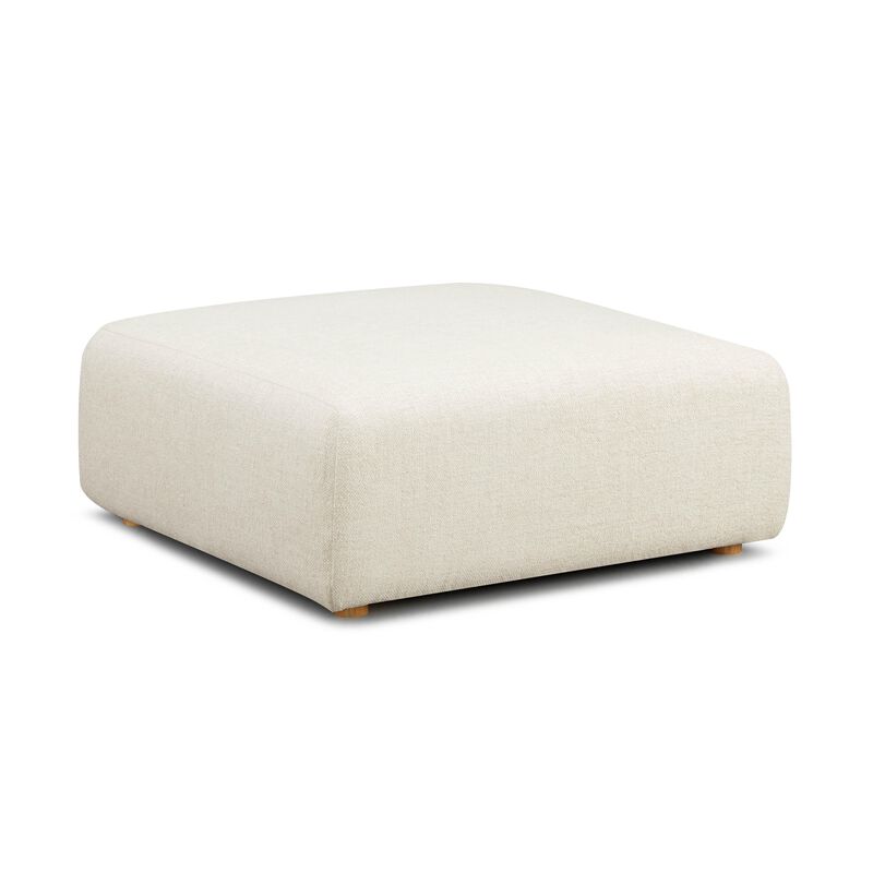 Hangover Heavy Textured Fabric Ottoman