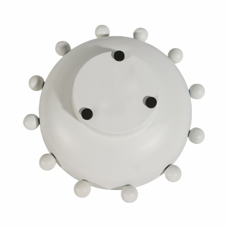 11" Hobnail Bowl, White image number 4