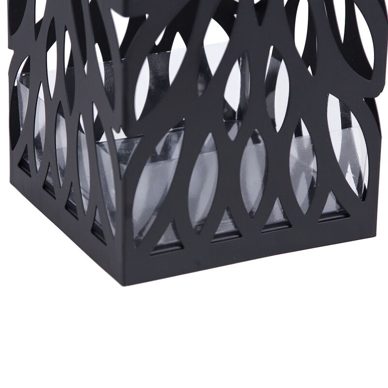 Square Metal Umbrella Stand Entryway Freestanding Umbrella Holder Rack Organizer