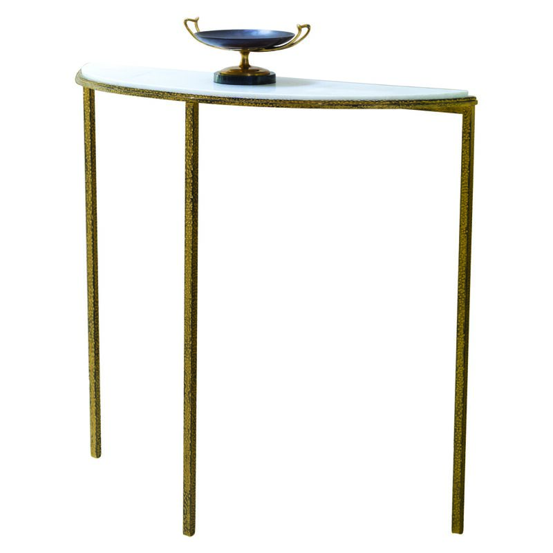 Hammered Gold Console