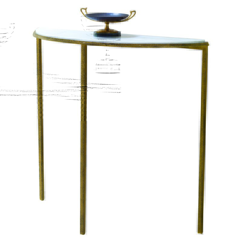 Hammered Gold Console