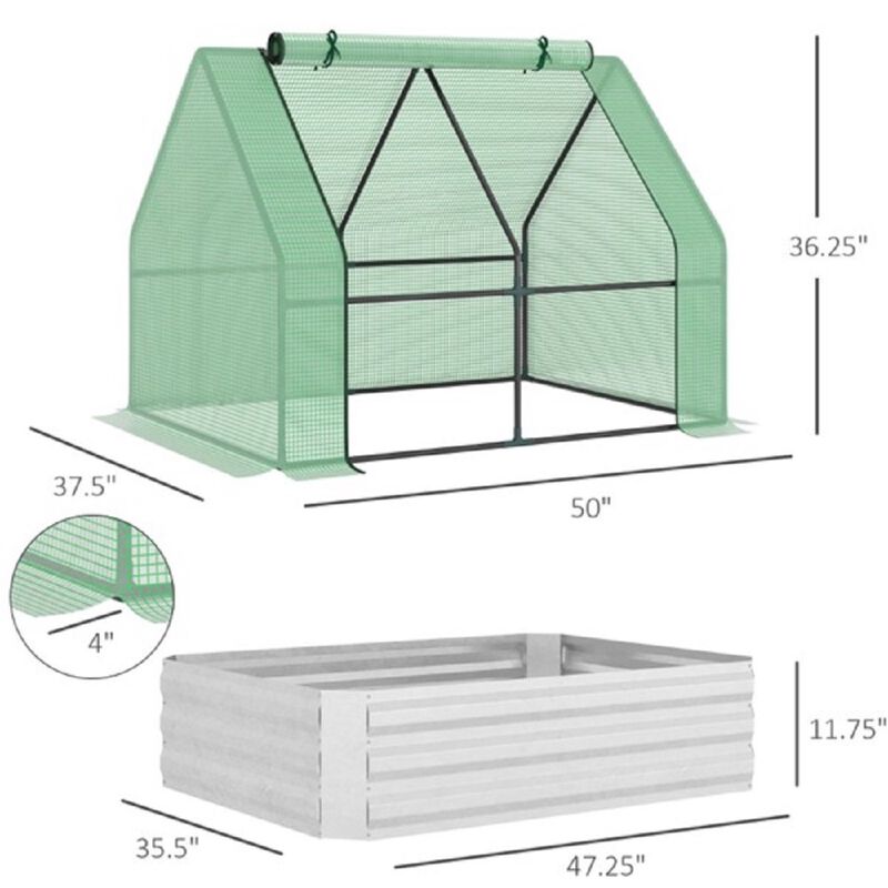 Portable Mini Greenhouse Weather-Resistant Plant Cover for Garden & Patio