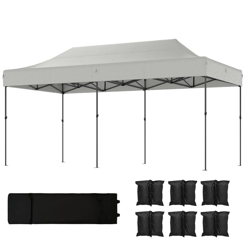 Hivvago Heavy Duty 10x20 Pop Up Tent image number 0
