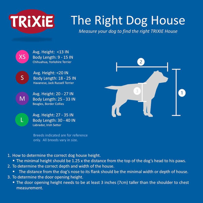 TRIXIE natura Classic Elevated Weatherproof Wooden Outdoor Dog House Roof image number 6