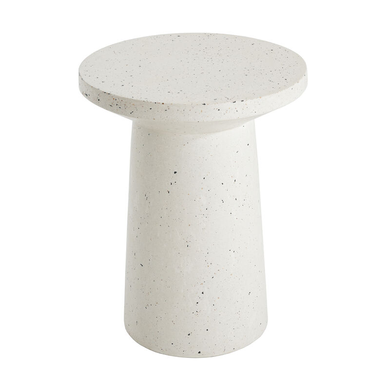 Christopher Knight Home Willowmere Outdoor Handcrafted Lightweight Concrete Side Table image number 4