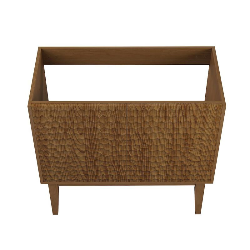 Bosse 36" Freestanding Bathroom Vanity Cabinet without Top in Brown Oak image number 3