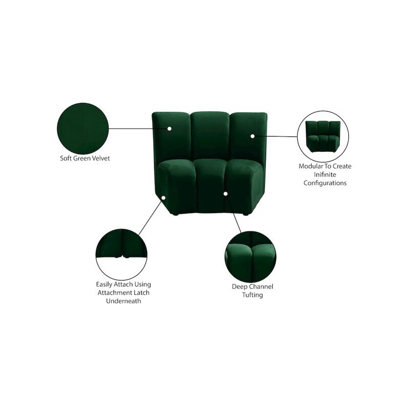 Meridian Furniture Infinity Velvet Modular Chair