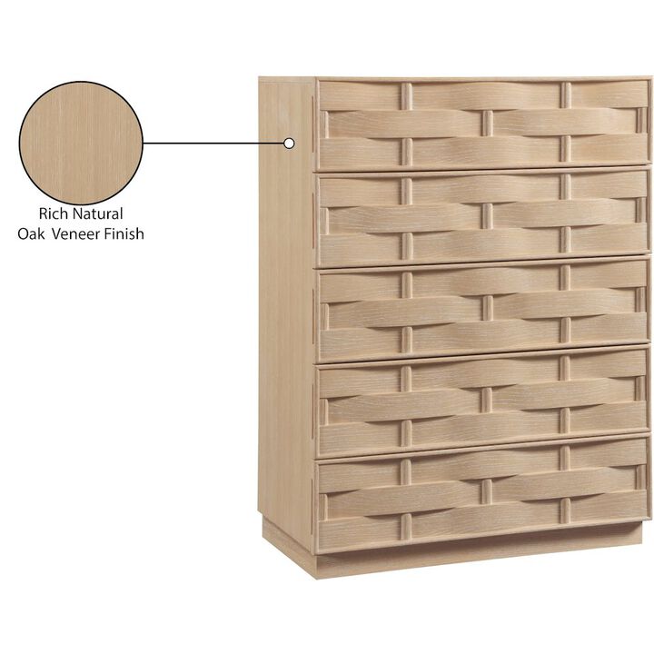 Meridian Furniture Weave Natural Chest