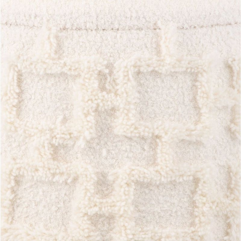 Carolina Chair & Table Handwoven Morpheus Solid Fabric Storage Ottoman