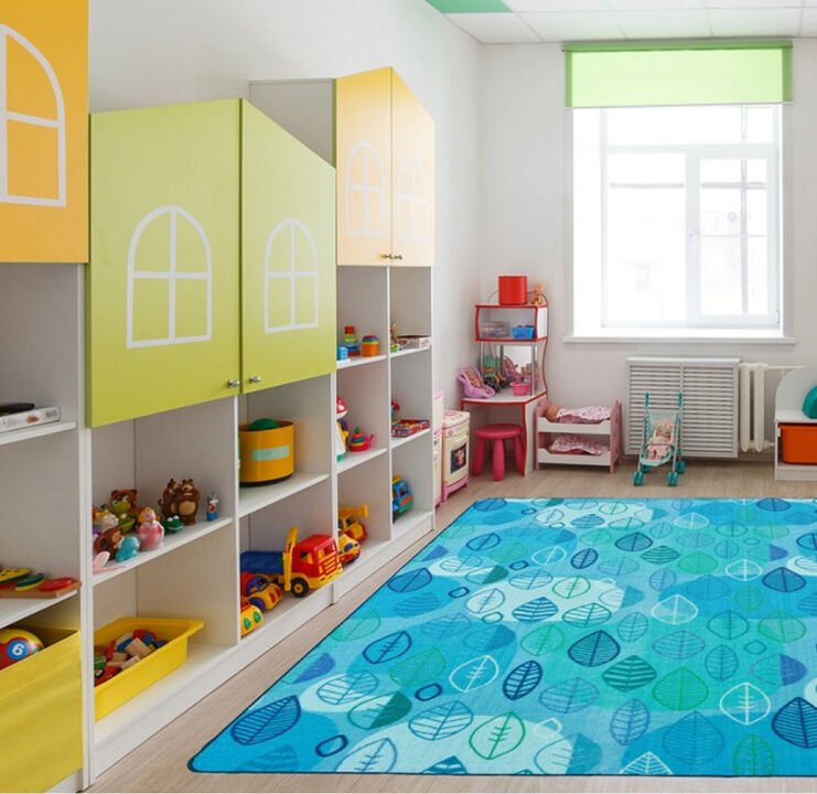 Carpets for Kids Rectangle Peaceful Spaces Leaf Rug