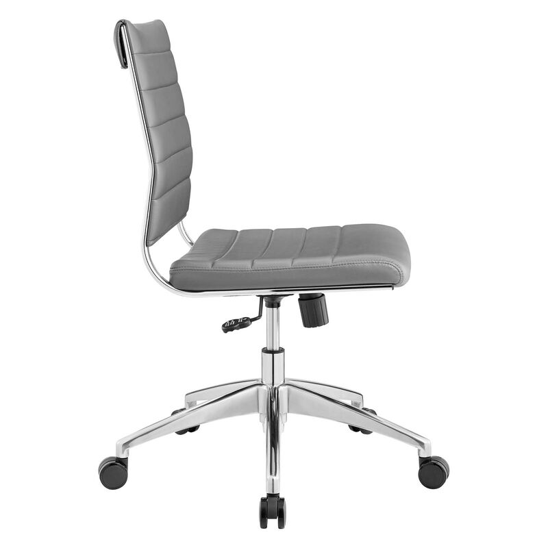 Modway Furniture - Jive Armless Mid Back Office Chair Gray