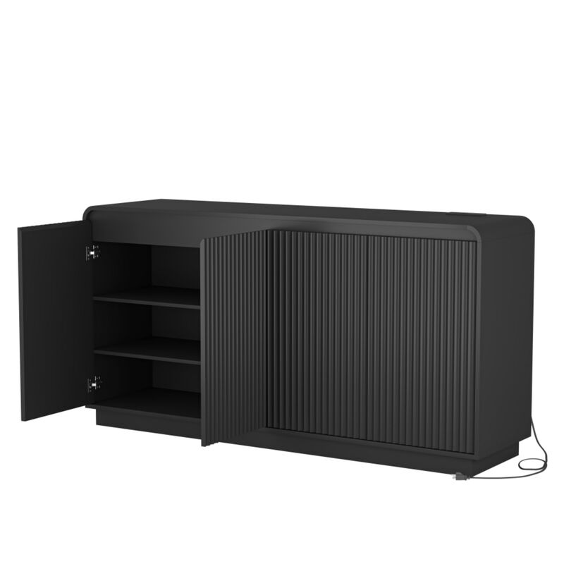 Gursap Built-In Power Outlet Sideboard image number 7