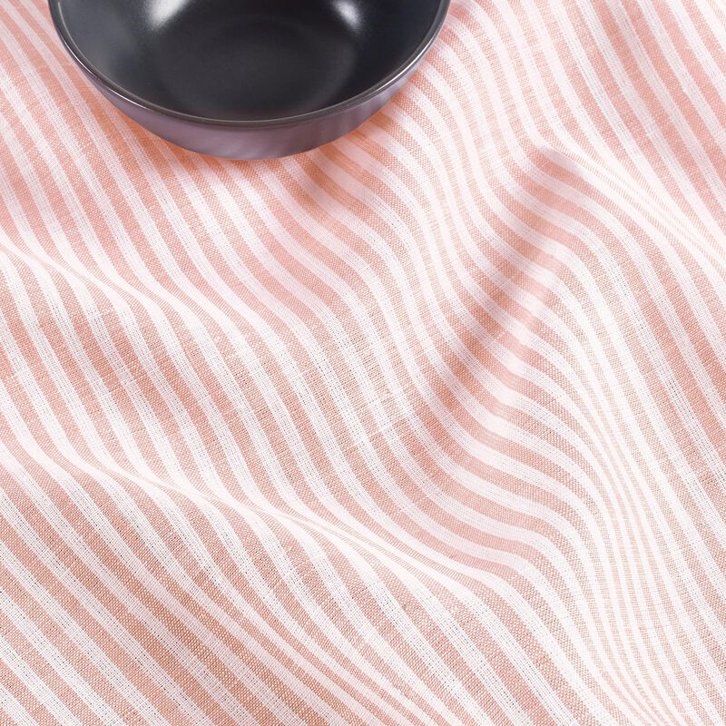 Christmas Linen Tablecloth - Narrow Stripe, Solino Home