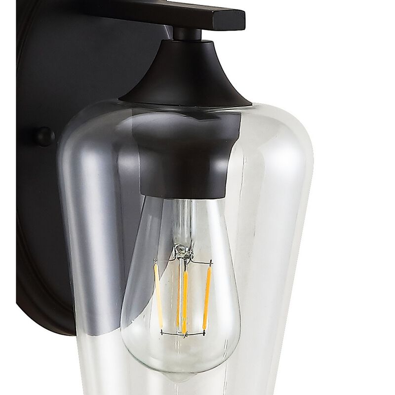 Jayne Iron/Glass Cottage Rustic LED Vanity Light