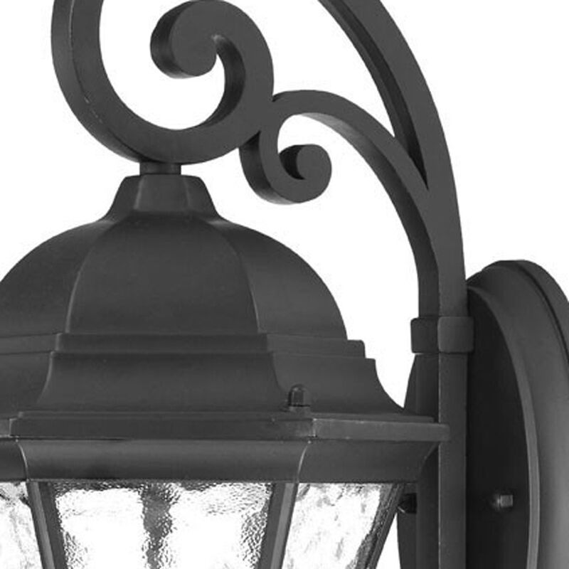 Tapered Hanging Lantern Wall Light for Outdoor Porch or Entryway