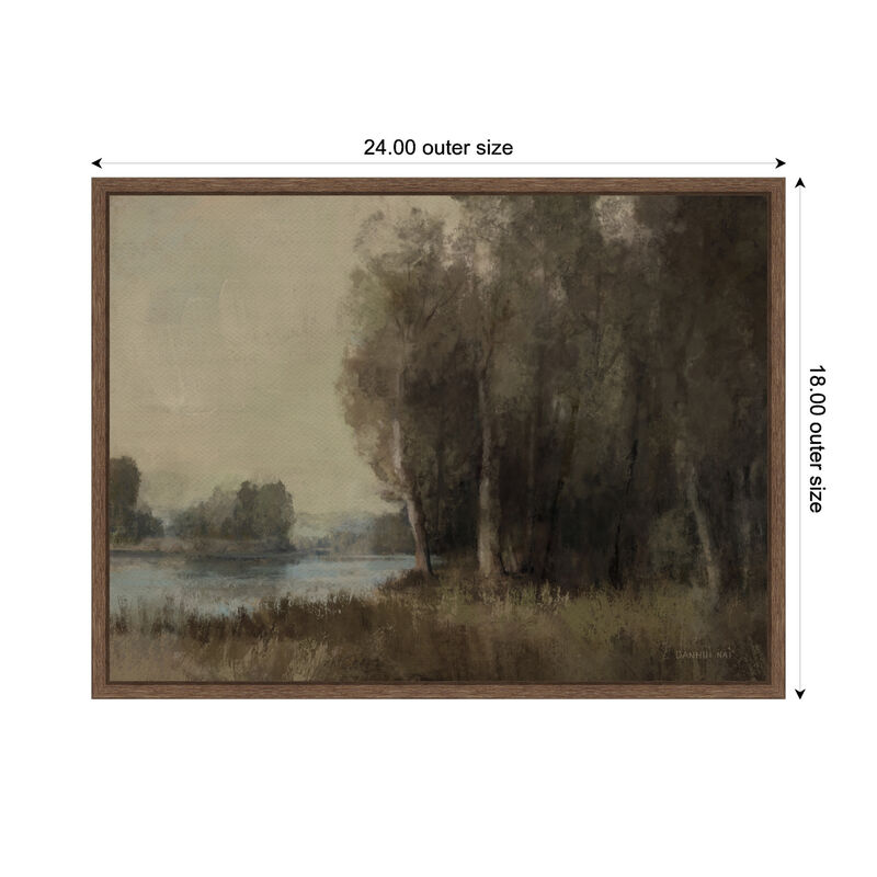 Moody Landscape by Danhui Nai Framed Canvas Wall Art image number 2