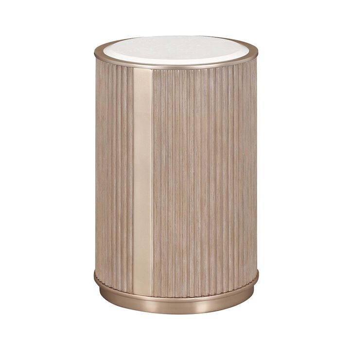 West Kensington Chairside Table - Sea Salt Caramel