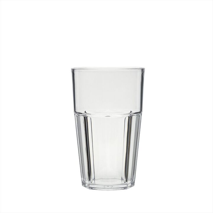 Polycarbonate Drinkware dia.3.25" h:5.25" 14 oz. Round Clear Polycarbonate Tumbler (Set of 12)