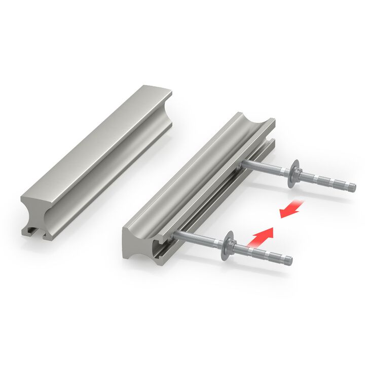 homdiy 10 Pack Adjustable Brushed Nickel Cabinet Pulls 1"" to 4"" (25-102mm) Adjustable Hole Distance Drawer Pulls