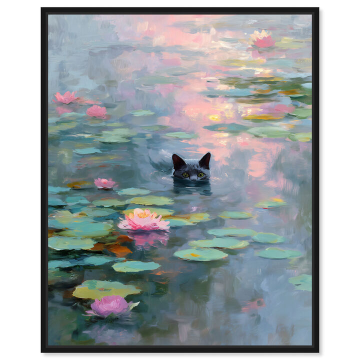 Lily Hunter II Animals Canvas Print by Art Remedy