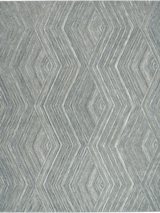 Graceful GRU03 Blue 7'9" x 9'9" Rug