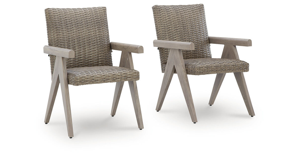Carisbo Outdoor Arm Chair (Set of 2)