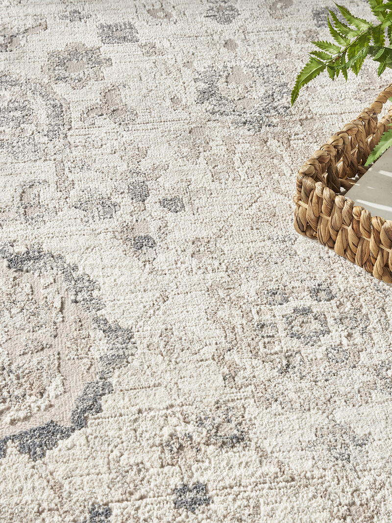 Eco Cycle ECY02 Ivory/Multicolor 9' x 12' Rug