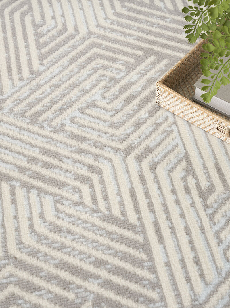 Grafix GRF39 Gray 3'9" x 5'9" Rug