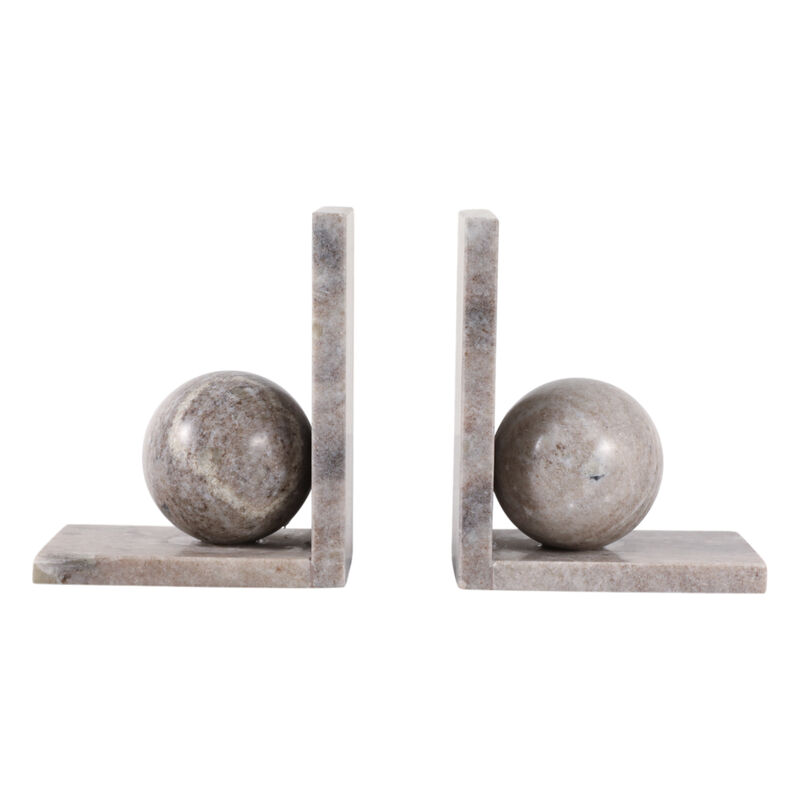 Set of 2 Morchana Ball Bookends image number 0