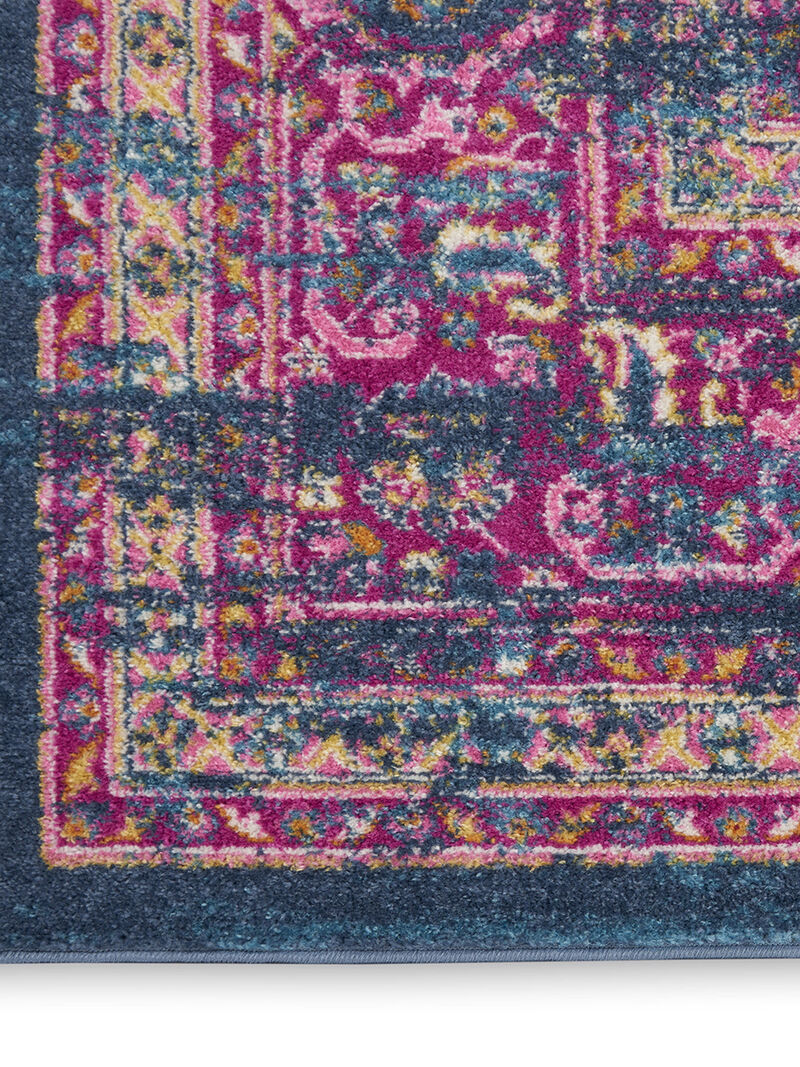 Passion PSN03 Blue 1'10" x 6' Rug image number 4
