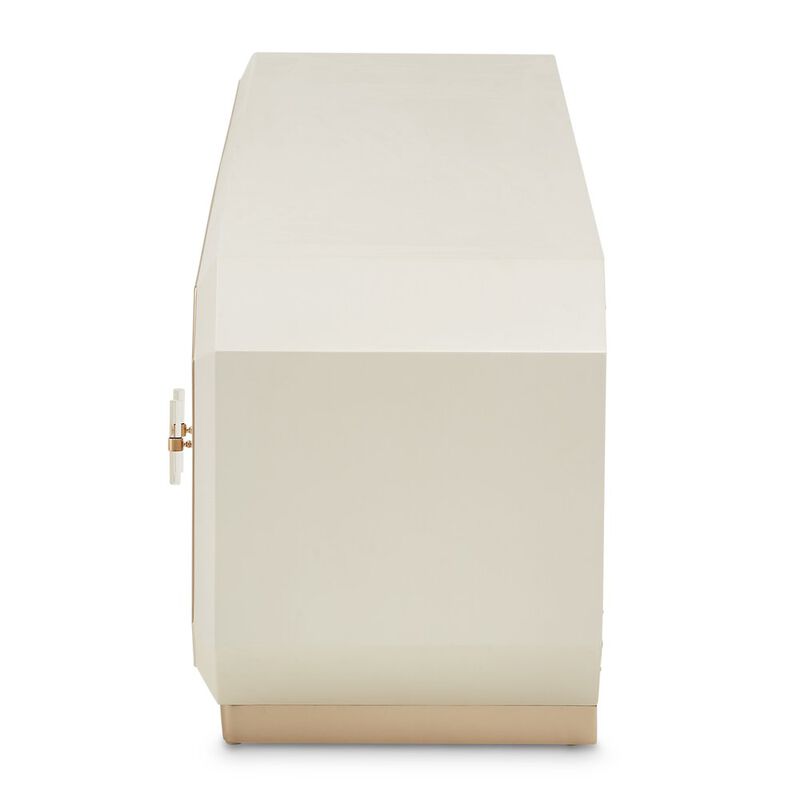 Michael Amini La Rachelle Media Cabinet - Champagne image number 6