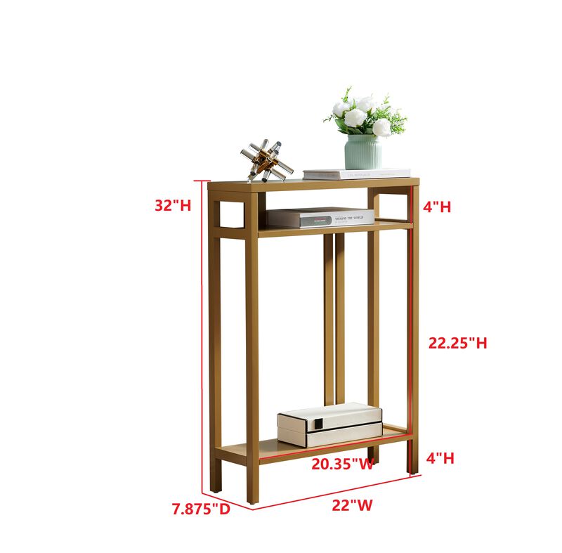Kings Brand Furniture Bisbee Wood Console Table image number 3