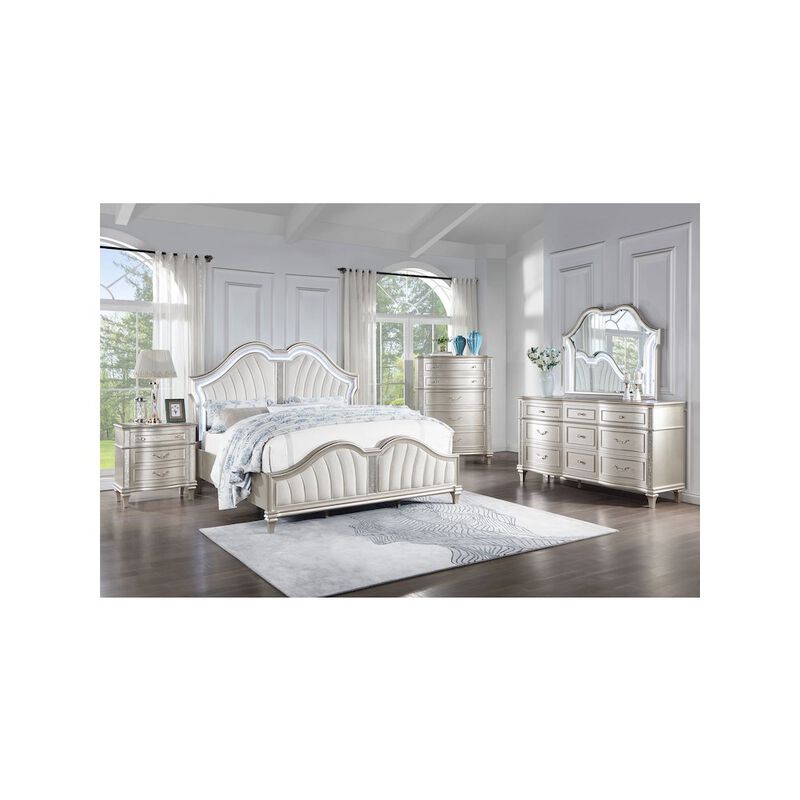 Coaster Co. of America Evangeline 9-drawer Dresser with Mirror Silver Oak image number 5