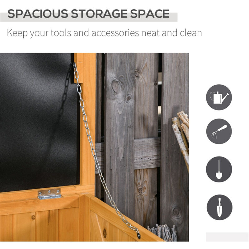 Outdoor Garden Storage Cabinet Weatherproof Organizer for Patio & Backyard