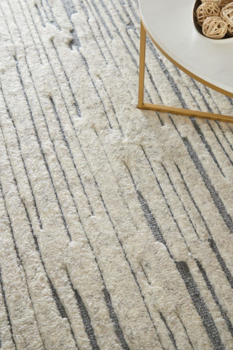Broadfield T6037 Ivory/Charcoal 9'6" x 13'6" Rug by Thom Filicia image number 3