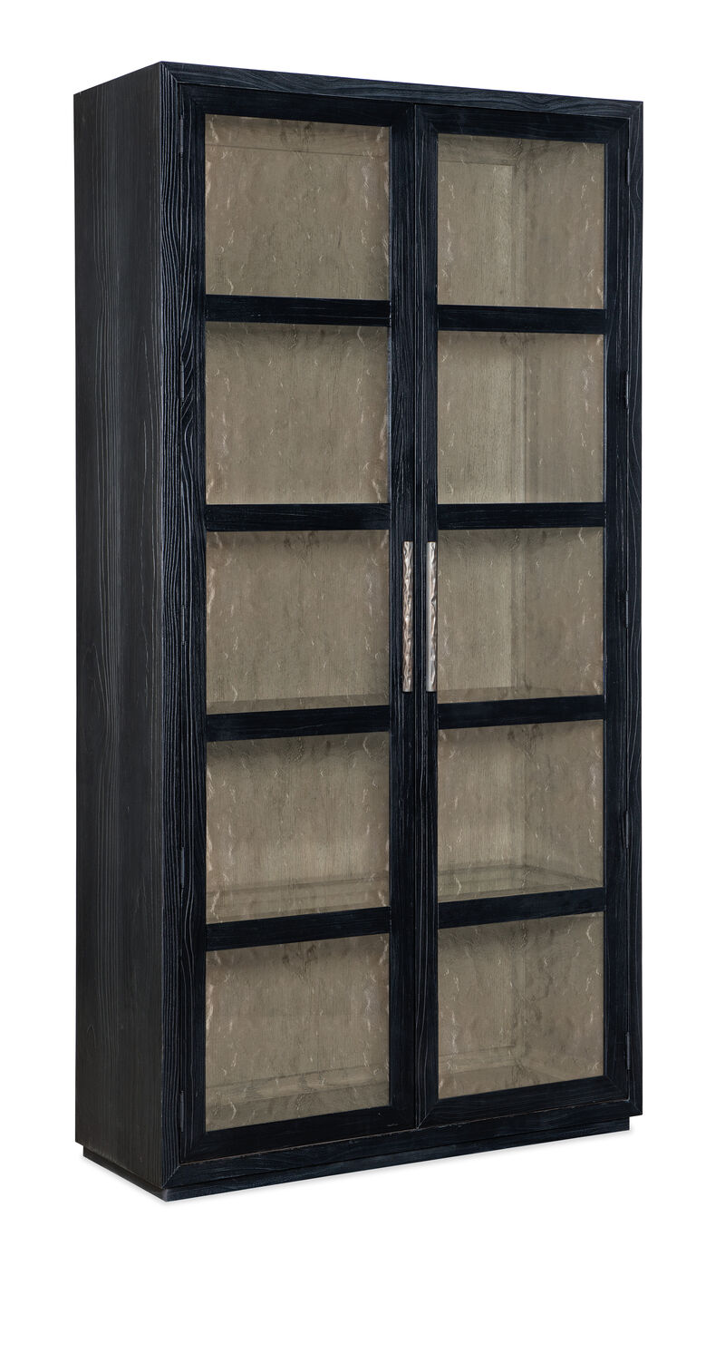 Linville Falls Shou Sugi Ban Curio Cabinet