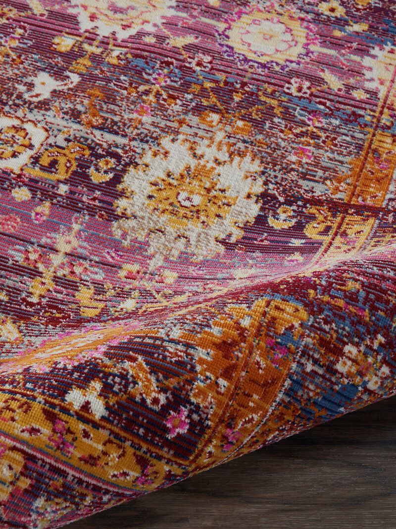 Vintage Kashan VKA03 Red/Multicolor 5'3" x 7'10" Rug