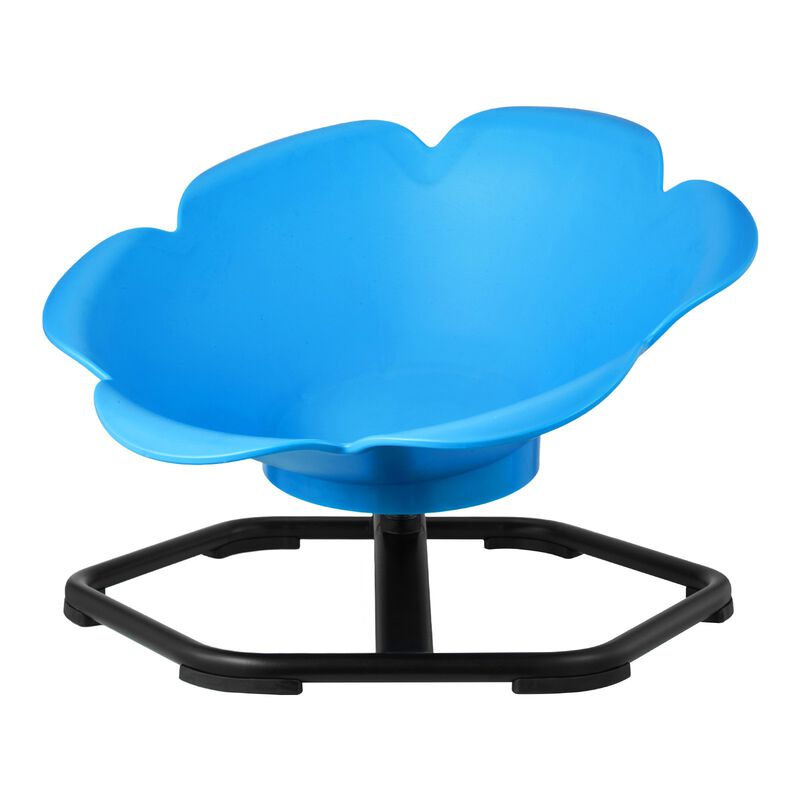 Toddler Sensory Swivel Chair Cylinder Shape Spin Seat with Metal Base image number 0