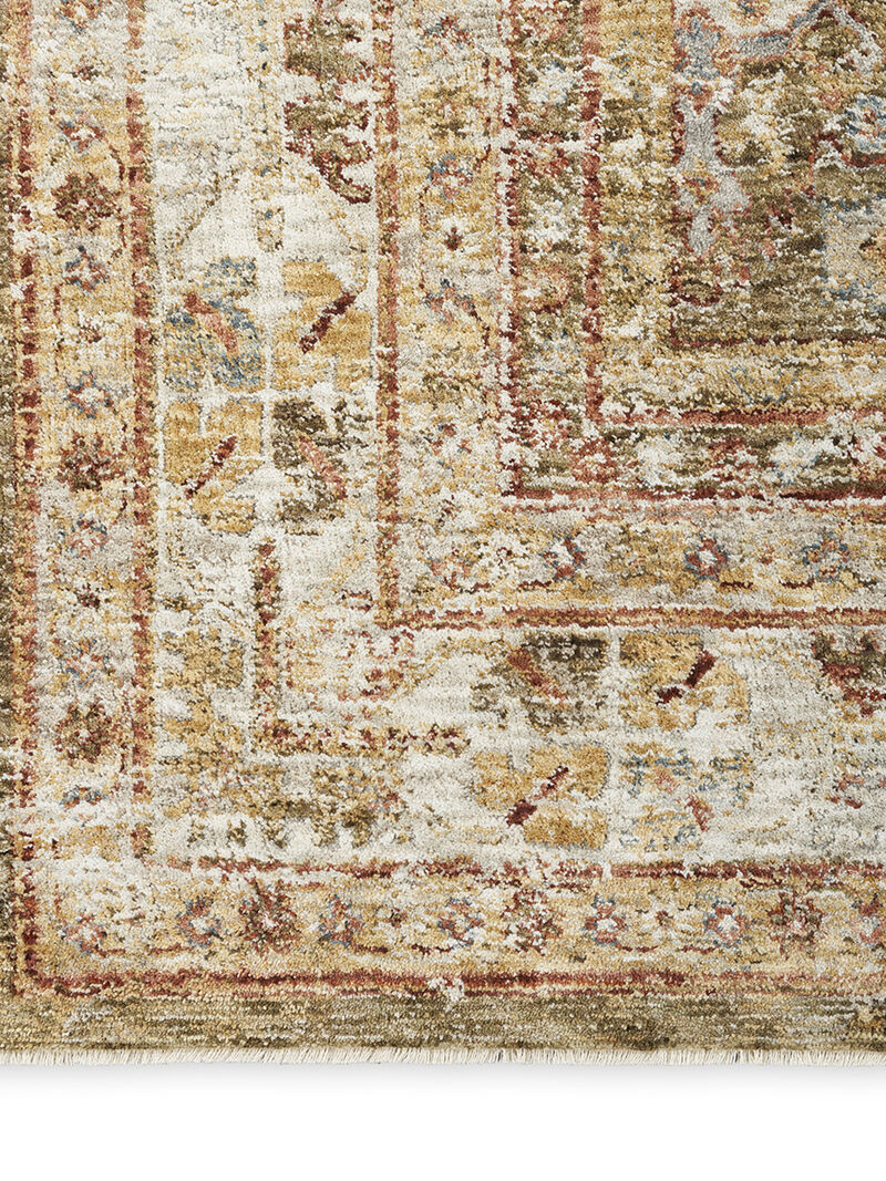 Sahar SHR01 Green 2'3" x 10'2" Rug image number 3